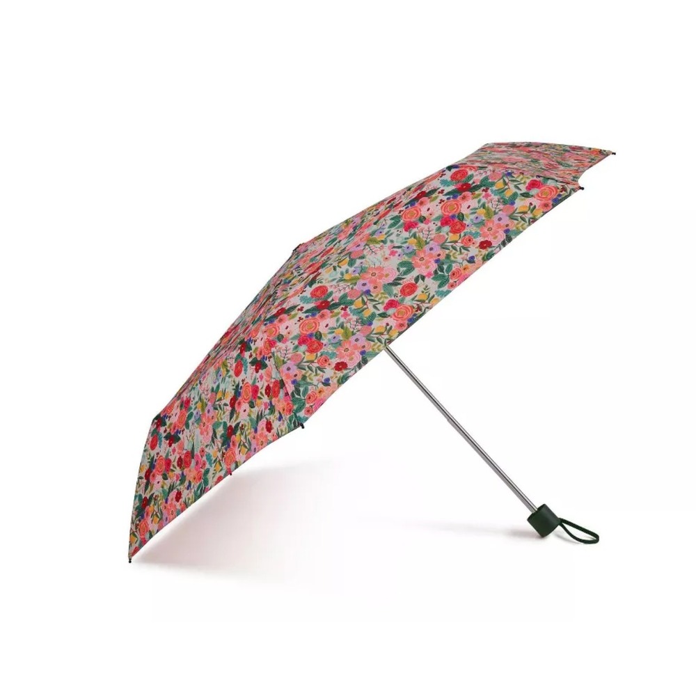 Rifle Paper Co Travel Umbrella Womens OS Multicolor Floral NWT T-UMB019 NEW